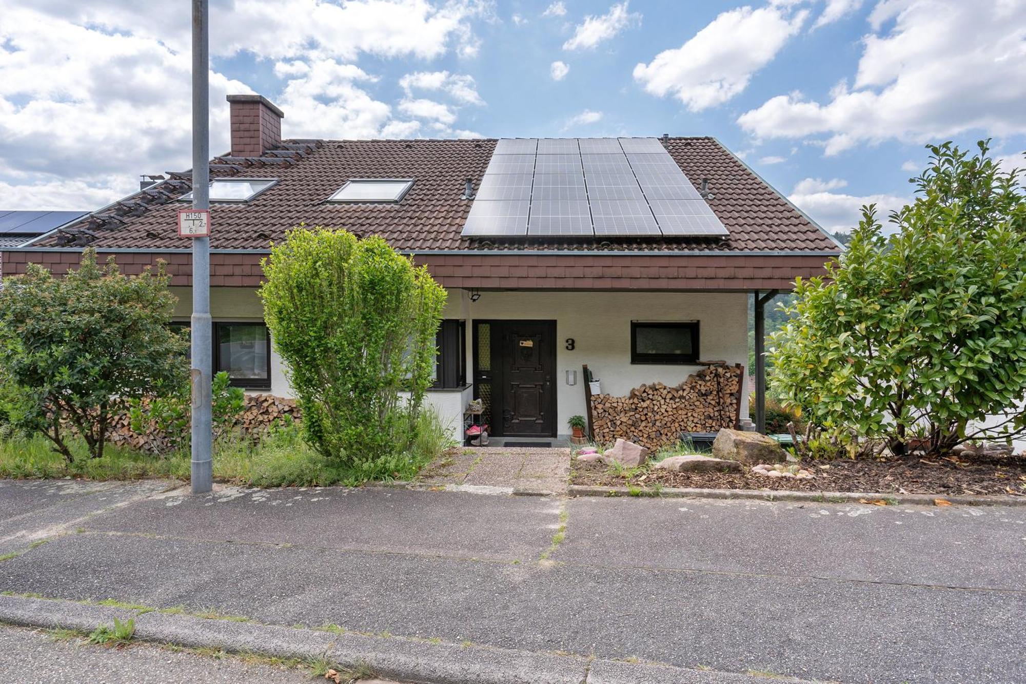 Schlossblickwohnung Schiel Gernsbach Dış mekan fotoğraf